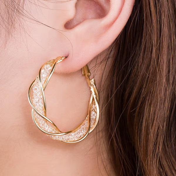Upgraded French Crystal Earrings – Lighter, Stronger, and Tarnish-Resistant